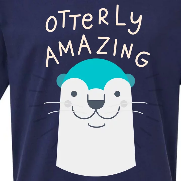 Otterly Amazing Cute Funny Sueded Cloud Jersey T-Shirt