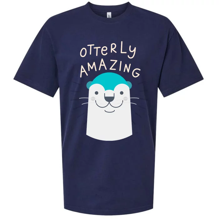 Otterly Amazing Cute Funny Sueded Cloud Jersey T-Shirt