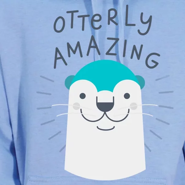 Otterly Amazing Cute Funny Unisex Surf Hoodie