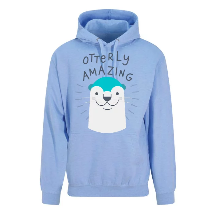 Otterly Amazing Cute Funny Unisex Surf Hoodie