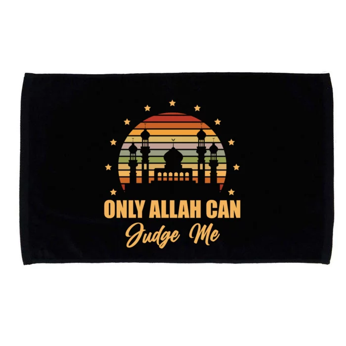 Only Allah Can Judge Me Islam Religion Ramadan Muslim Gift Microfiber Hand Towel