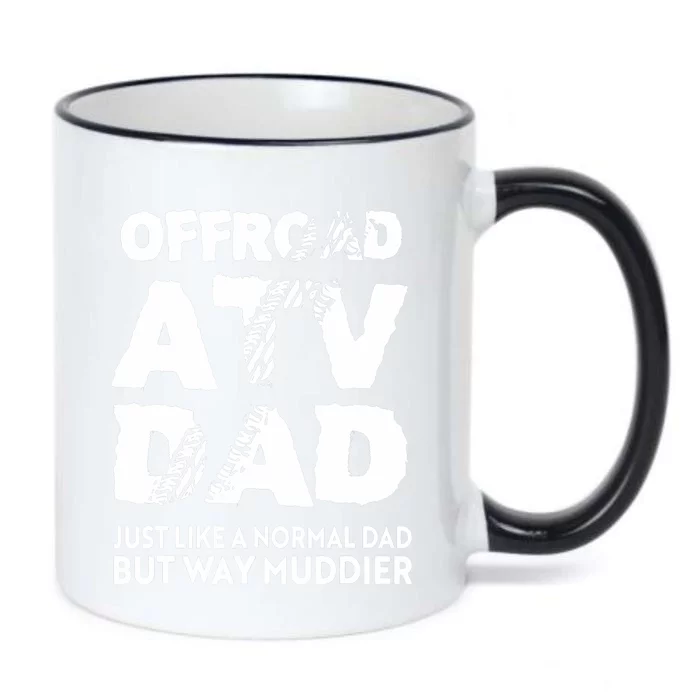 OffRoad ATV Dad Funny Quad 4Wheeling Father Black Color Changing Mug