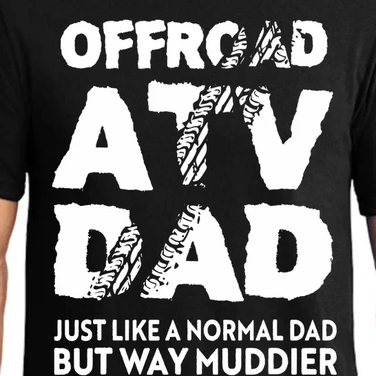 OffRoad ATV Dad Funny Quad 4Wheeling Father Pajama Set