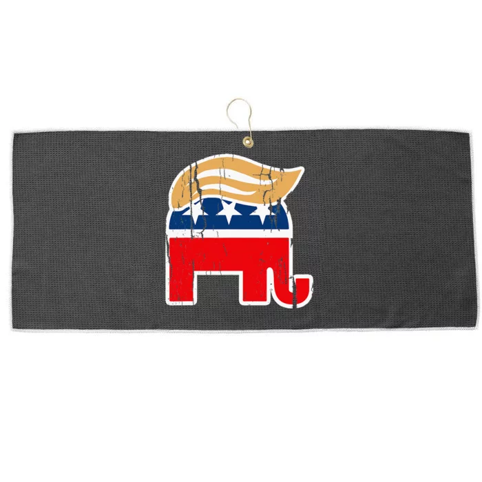 Original Authentic Donald Trump Elephant Large Microfiber Waffle Golf Towel