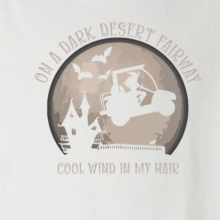 On A Dark Desert Fairway Cool Wind In My Hair Golf Witch Long Sleeve Toddler Long Sleeve Shirt