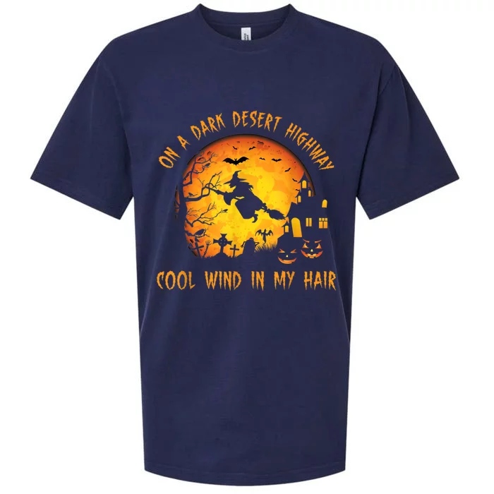 On A Dark Desert Highway-Cool Wind In My Hair Witch Sueded Cloud Jersey T-Shirt