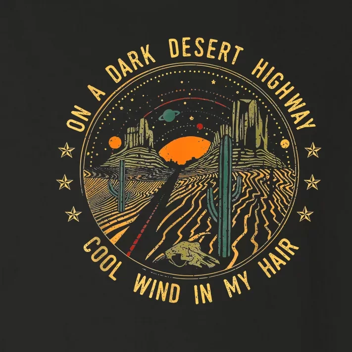 On A Dark Desert Highway Cool Wind In Retro Toddler Long Sleeve Shirt