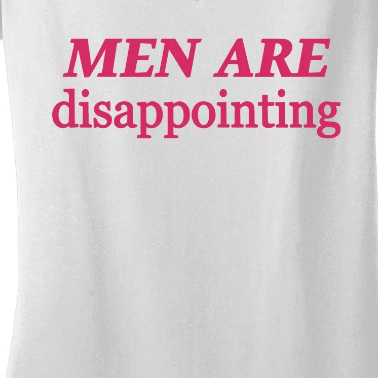 Ohkay Are Disappointing Women's V-Neck T-Shirt