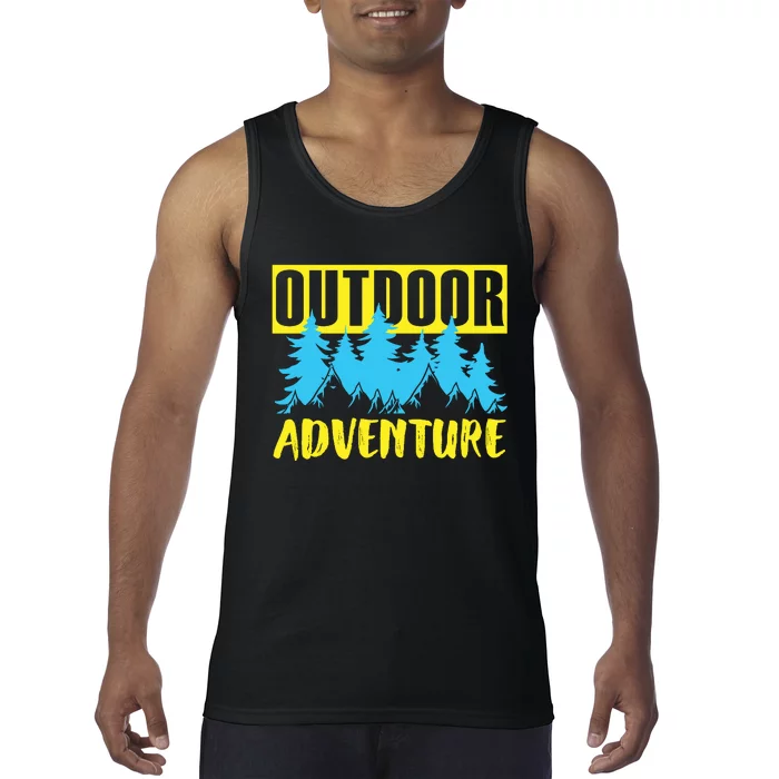 Outdoor Adventure Enthusiast Graphic Tank Top