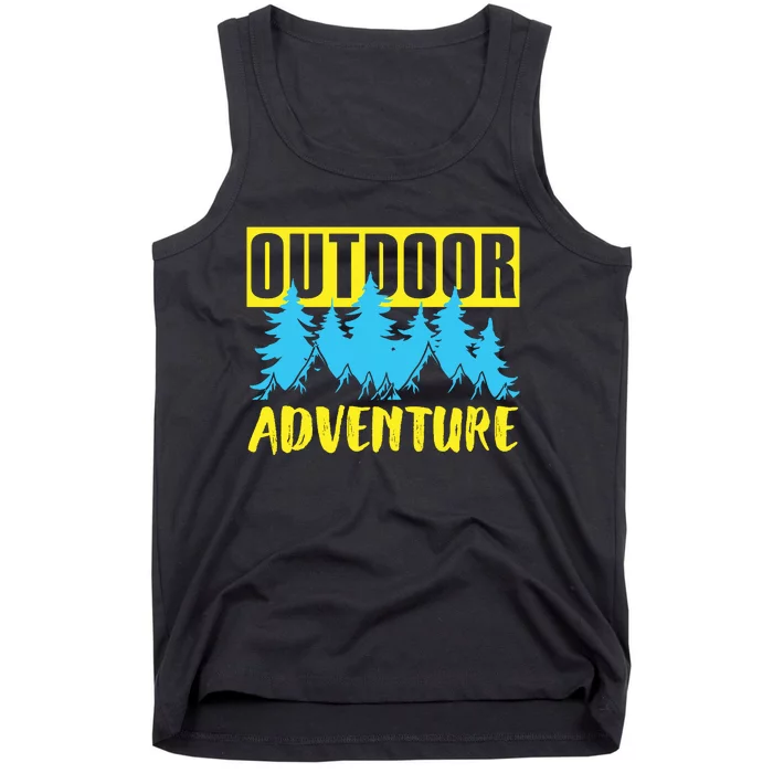 Outdoor Adventure Enthusiast Graphic Tank Top