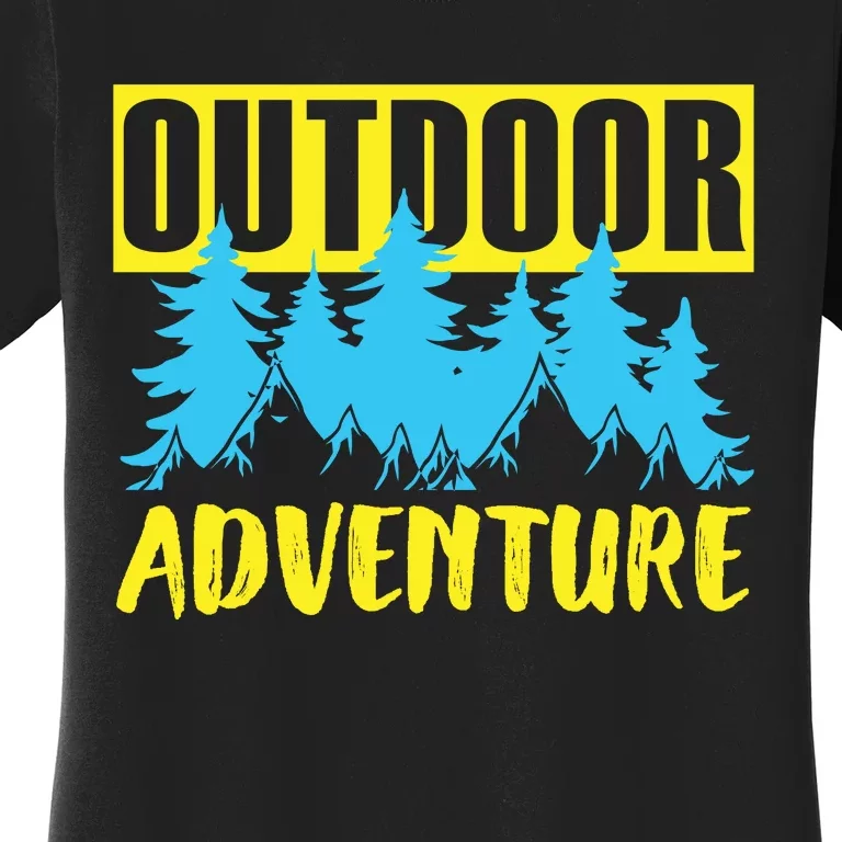 Outdoor Adventure Enthusiast Graphic Women's T-Shirt