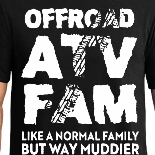 OffRoad ATV Fam Funny Quad 4Wheeling Family Pajama Set