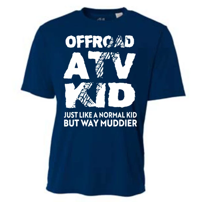 OffRoad ATV Funny Quad 4Wheeling Boy Cooling Performance Crew T-Shirt