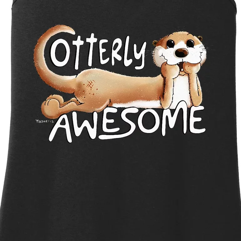 Otterly Awesome For Sea Otter Lover Ladies Essential Tank