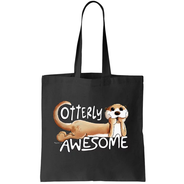 Otterly Awesome For Sea Otter Lover Tote Bag