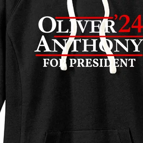 Oliver Anthony For President 2024 Women's Fleece Hoodie