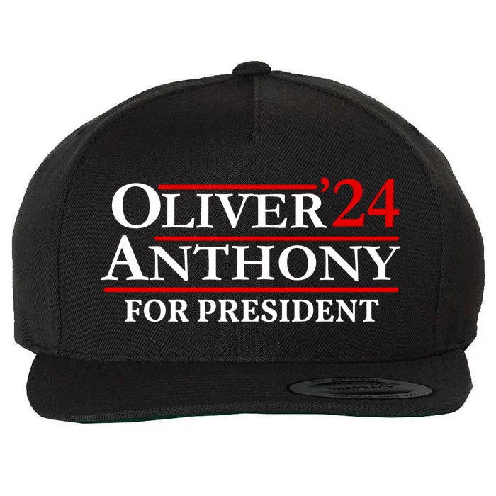 Oliver Anthony For President 2024 Wool Snapback Cap