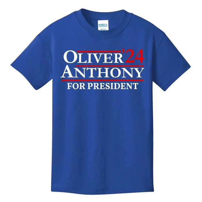 Oliver Anthony For President 2024 Kids T-Shirt