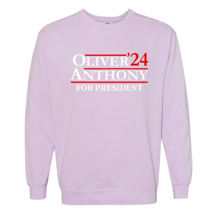 Oliver Anthony For President 2024 Garment-Dyed Sweatshirt