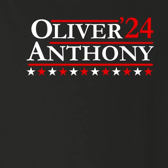 Oliver Anthony For President 2024 Toddler Long Sleeve Shirt