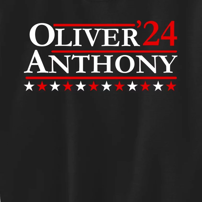 Oliver Anthony For President 2024 Kids Sweatshirt