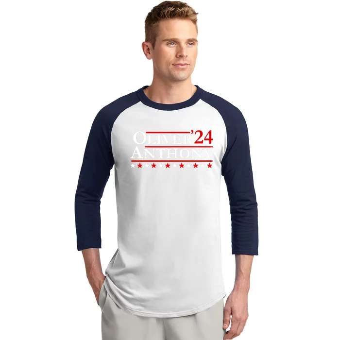 Oliver Anthony For President 2024 Baseball Sleeve Shirt