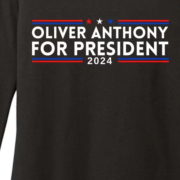 Oliver Anthony For President 2024 Womens CVC Long Sleeve Shirt