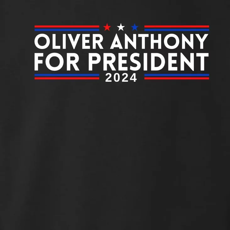 Oliver Anthony For President 2024 Toddler Hoodie