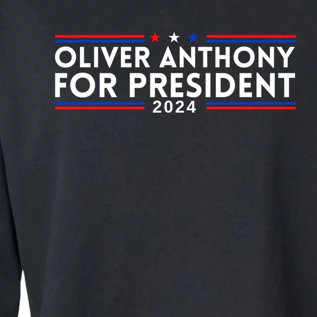 Oliver Anthony For President 2024 Cropped Pullover Crew