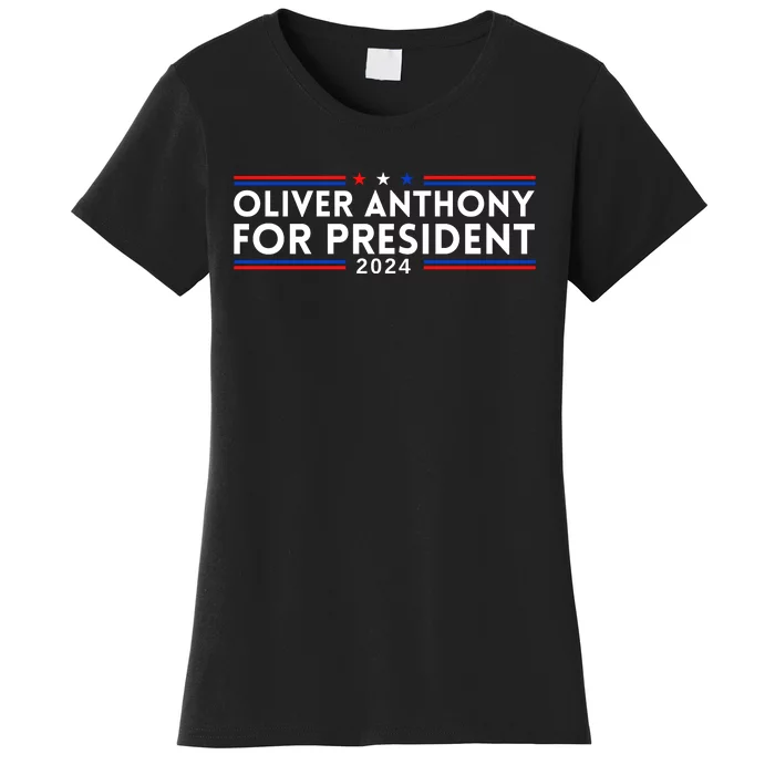 Oliver Anthony For President 2024 Women's T-Shirt