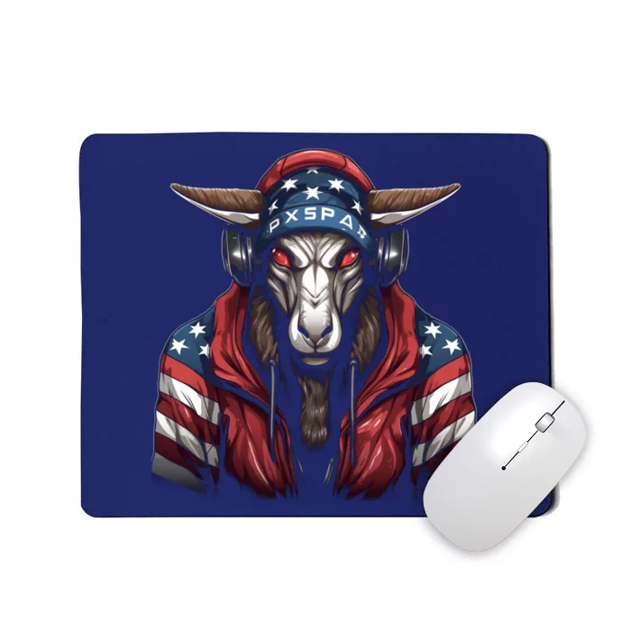 Oryx American Flag USA Tee 4th July Gifts Graphic Tees Mousepad