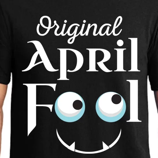 Original April Fool Face Funny April Fool's Day Birthday Cool Gift Pajama Set