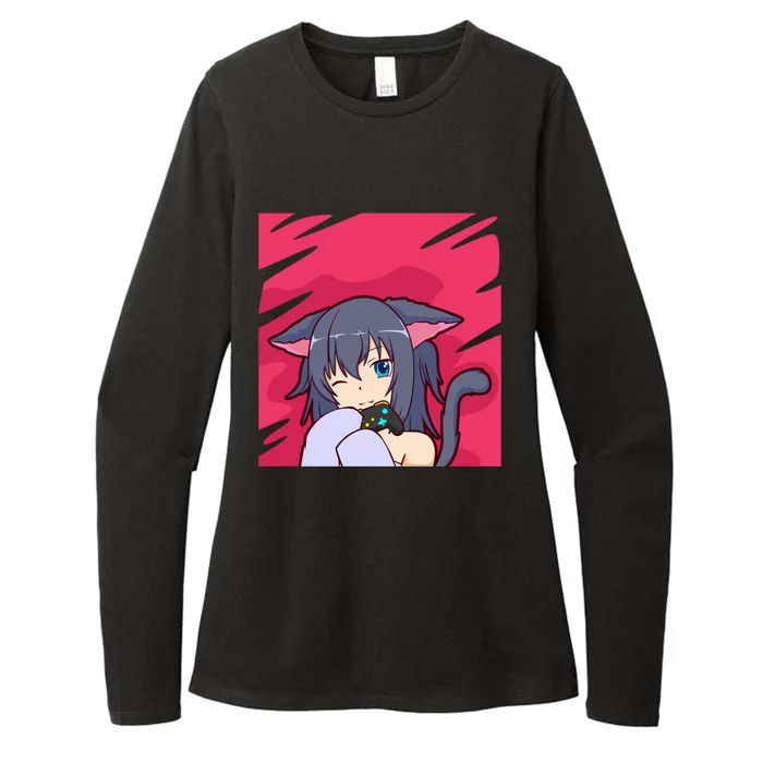 Otaku Anime Gamer Gift Womens CVC Long Sleeve Shirt