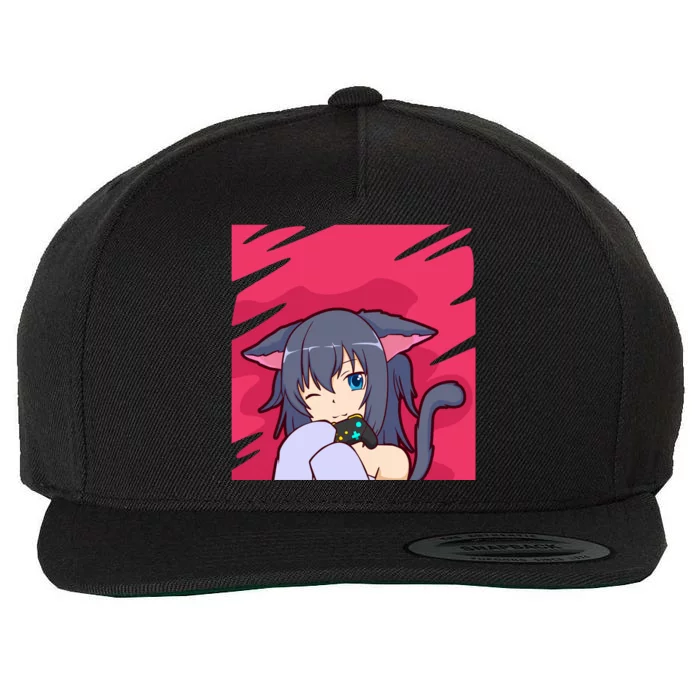 Otaku Anime Gamer Gift Wool Snapback Cap