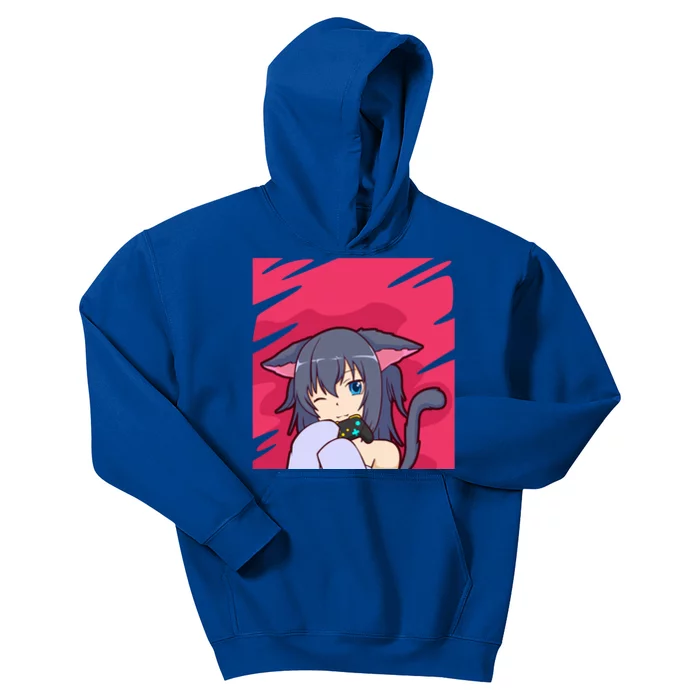 Otaku Anime Gamer Gift Kids Hoodie