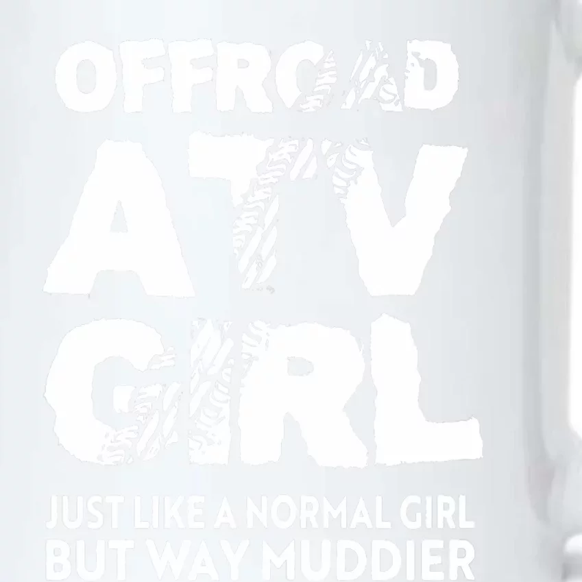 OffRoad ATV Girl Funny Quad 4Wheeling Girls Black Color Changing Mug