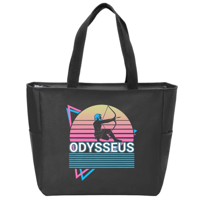 Odysseus Ancient Greek Greek Mythology Retro Zip Tote Bag