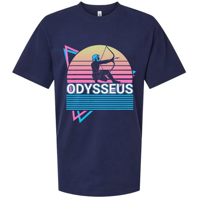 Odysseus Ancient Greek Greek Mythology Retro Sueded Cloud Jersey T-Shirt