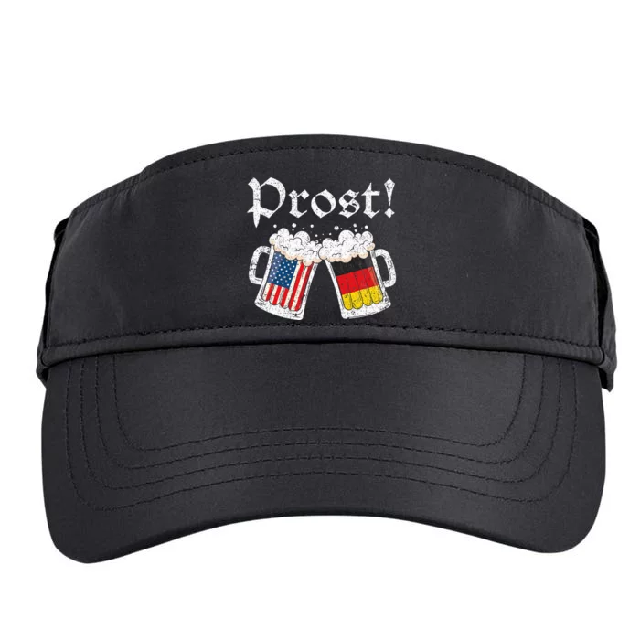 Oktoberfest American German Flag Beer Prost Adult Drive Performance Visor