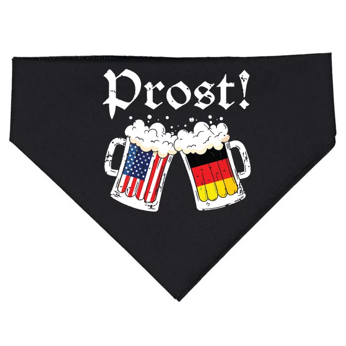 Oktoberfest American German Flag Beer Prost USA-Made Doggie Bandana