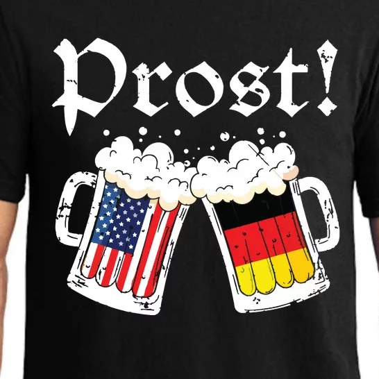 Oktoberfest American German Flag Beer Prost Pajama Set