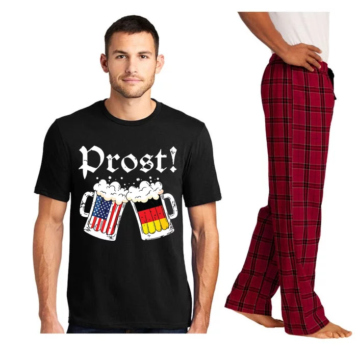 Oktoberfest American German Flag Beer Prost Pajama Set