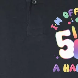 Officially A Handful 5 I'm Five Years Old Funny Birthday Softstyle Adult Sport Polo