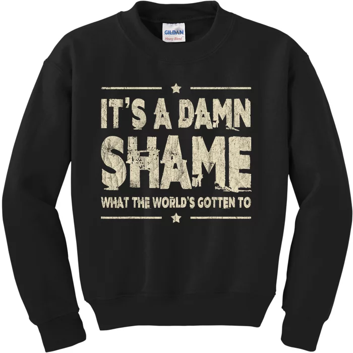 Oliver_ Anthony Its A Damn Shame What The Worlds Gotten To Kids Sweatshirt