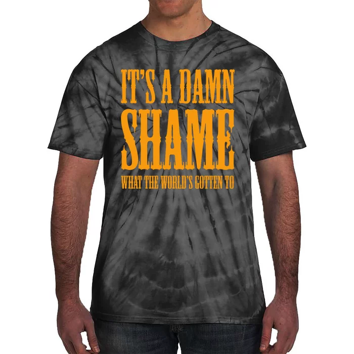 Oliver Anthony Its A Damn Shame What The Worlds Gotten To Tie-Dye T-Shirt