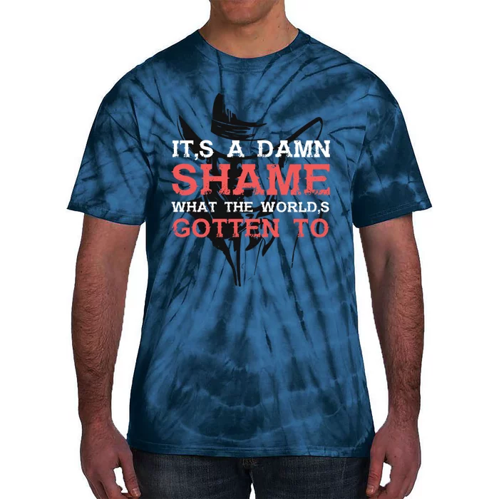 Oliver Anthony Its A Damn Shame What The Worlds Gotten To Tie-Dye T-Shirt