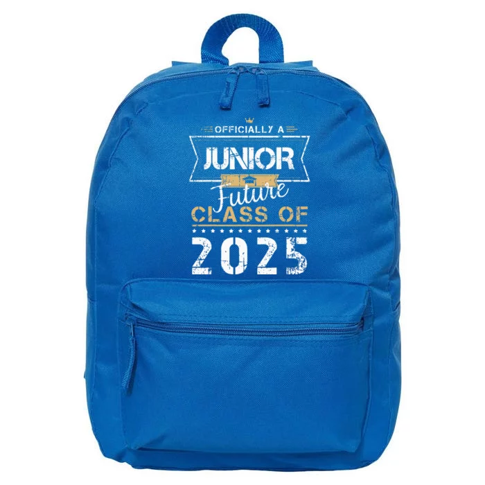 Officially A Junior Future Class Of 2025 First Day Vintage 16 in Basic Backpack