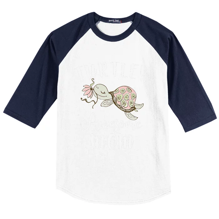 Ocean Animal Lover Mom Mothers Day Gift Idea Turtle Baseball Sleeve Shirt