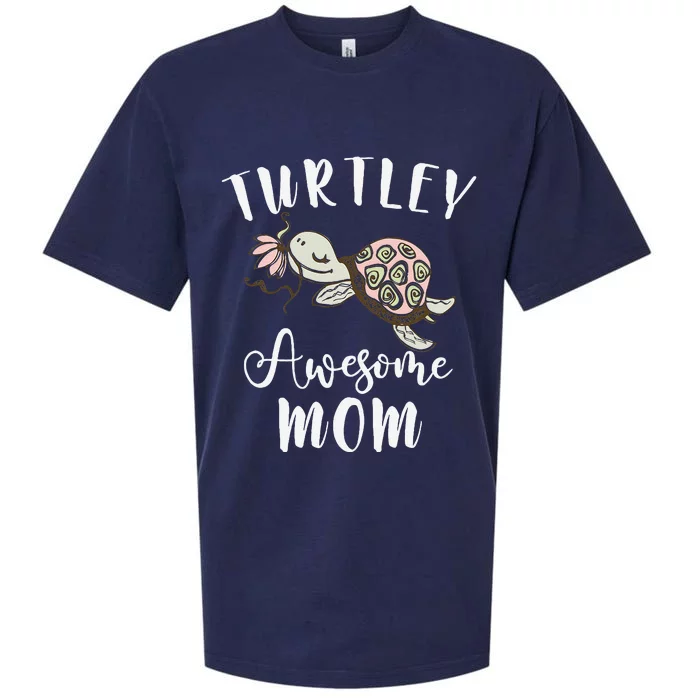 Ocean Animal Lover Mom Mothers Day Gift Idea Turtle Sueded Cloud Jersey T-Shirt