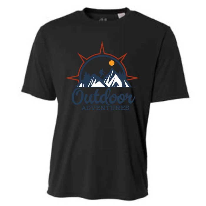 Outdoor Adventures Logo Cooling Performance Crew T-Shirt